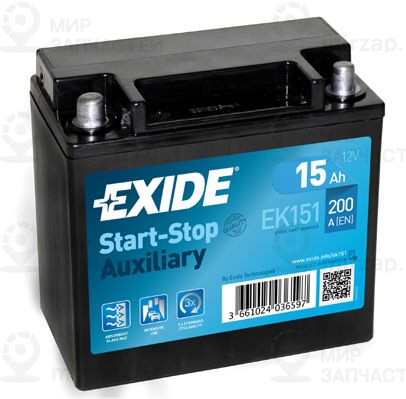 Запчасть EXIDE EK151