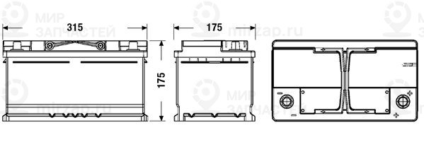 Запчасть EXIDE EL752
