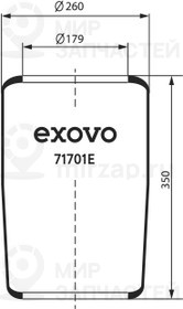 Запчасть EXOVO 71701E