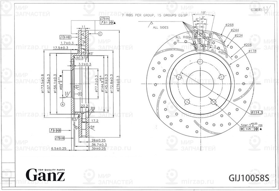 Запчасть GANZ GIJ10058S