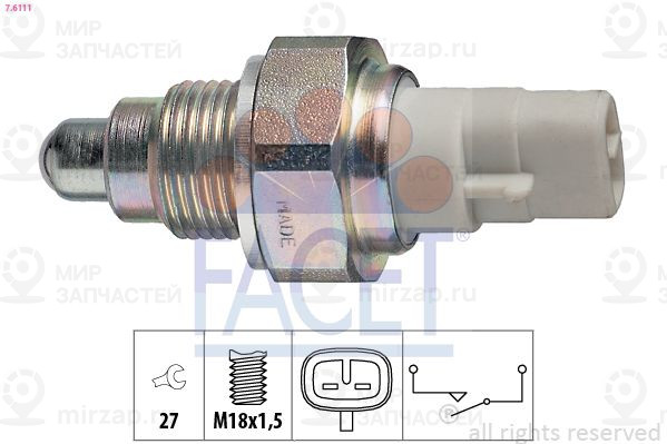 Запчасть FACET 76111
