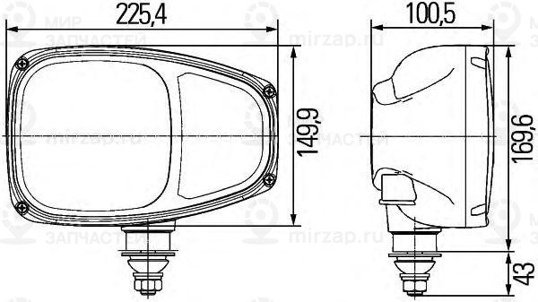 Запчасть HELLA 1EE996174261