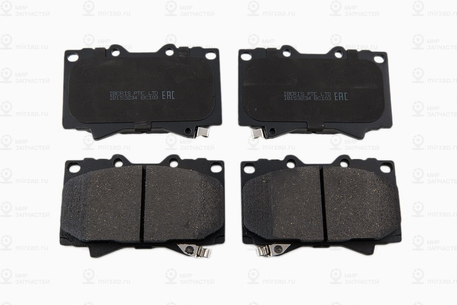Колодки Тормозные Дисковые Передние, Комплект Iberis IB153234