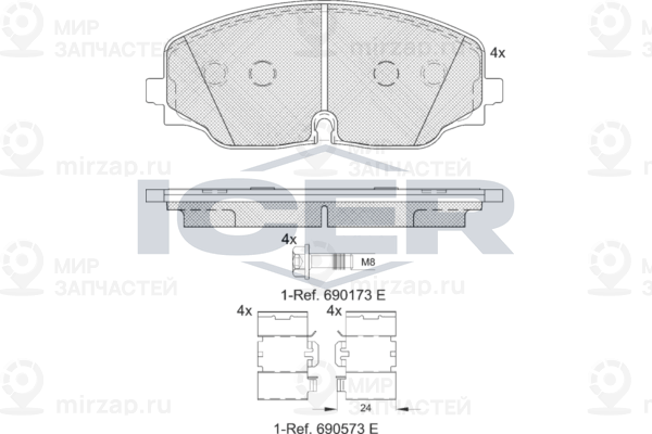 Запчасть ICER 182328