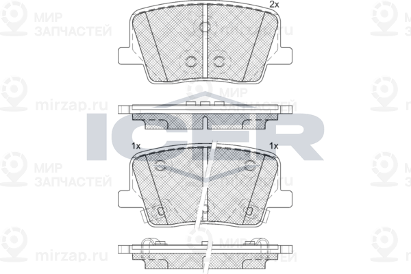 Запчасть ICER 182356