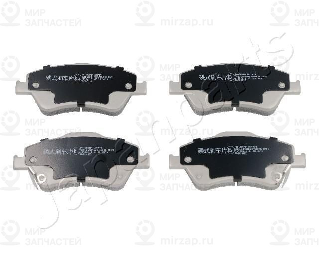 Комплект тормозных колодок, дисковый тормоз JAPANPARTS PA250AF