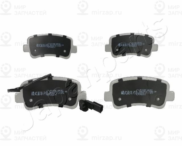 Комплект тормозных колодок, дисковый тормоз JAPANPARTS PP108AF