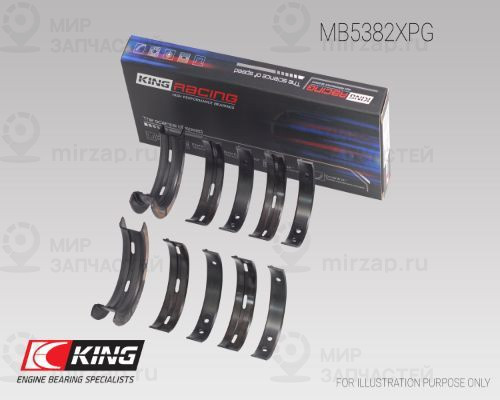 Комплект подшипников коленчатого вала KING MB5382XPG