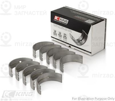 Комплект подшипников коленчатого вала KING MB5654CP