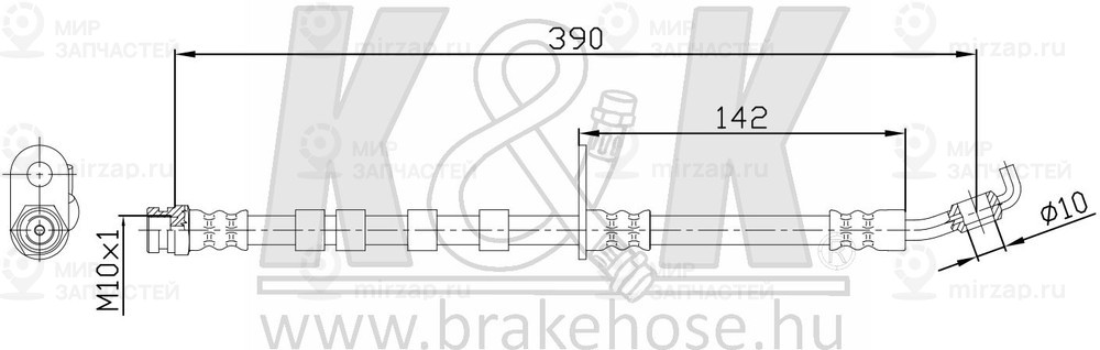 Запчасть K&K FT0875