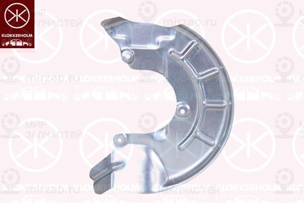 Отражатель, диск тормозного механизма KLOKKERHOLM 9506378