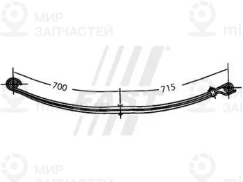 Запчасть FAST FT13315