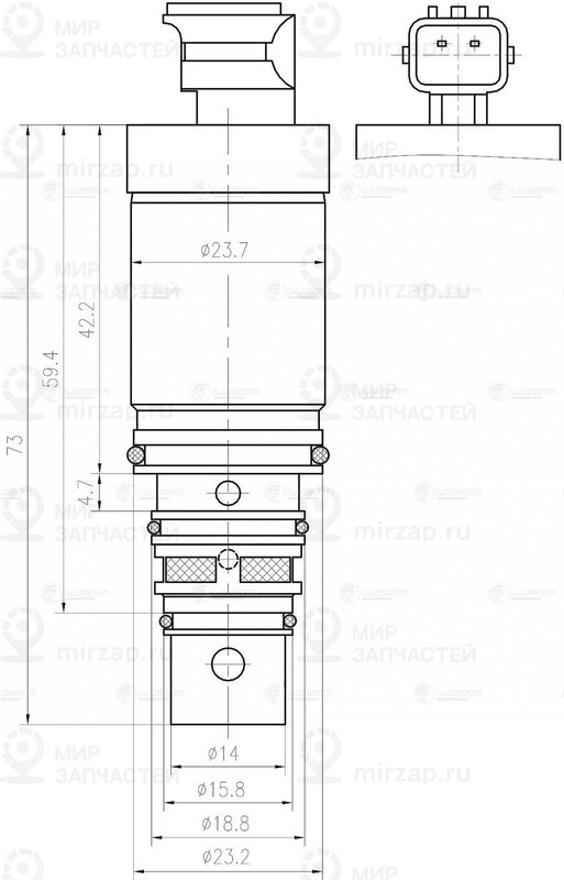 Запчасть LUZAR LCCV0802
