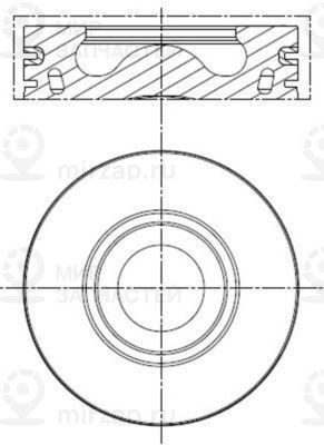 Поршень MAHLE 013PI00136000