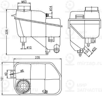 Запчасть MAHLE CRT202000S