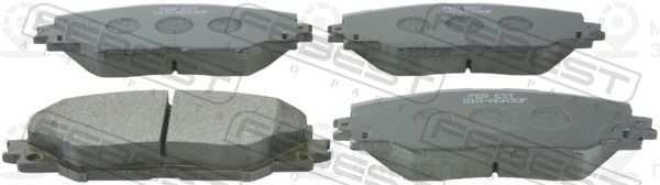 Комплект тормозных колодок, дисковый тормоз FEBEST 0101ACA30F