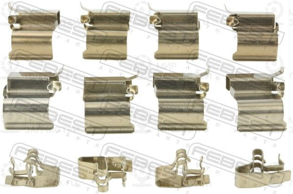 Комплектующие, колодки дискового тормоза FEBEST 0103GDJ150R