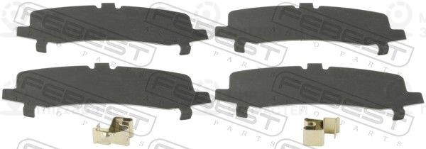 Противоскрипная пластина, тормозные колодки(задняя пластина) FEBEST 0103GRJ150R