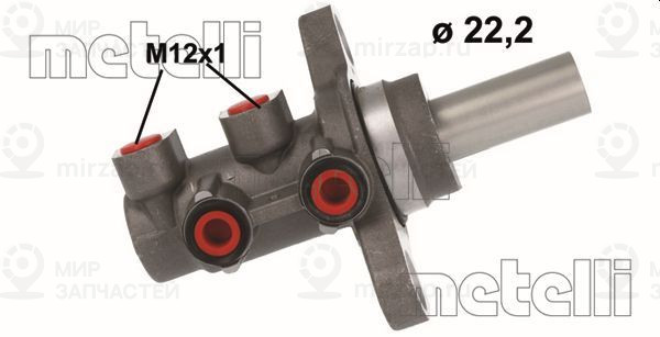 Главный тормозной цилиндр METELLI 051182