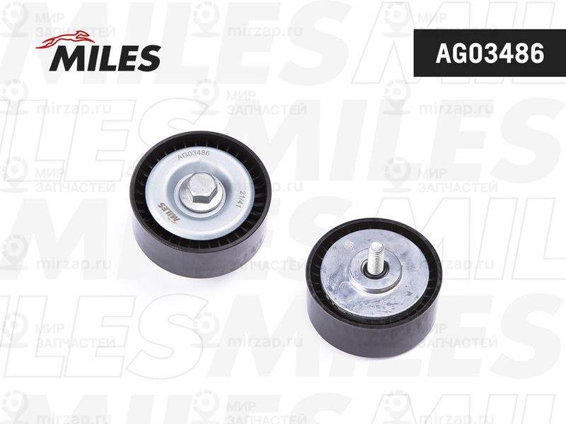 Паразитный / ведущий ролик, поликлиновой ремень MILES AG03486