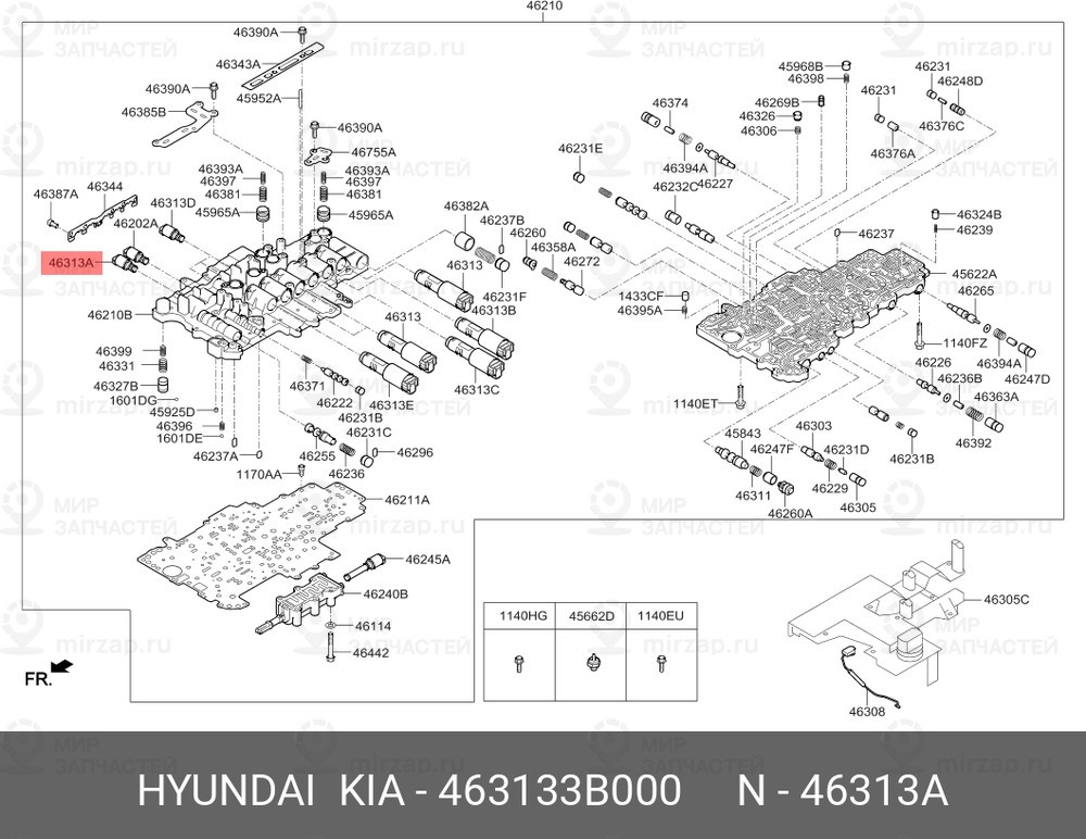 Запчасть MOBIS 463133B000