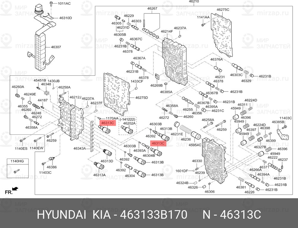 Запчасть MOBIS 463133B170