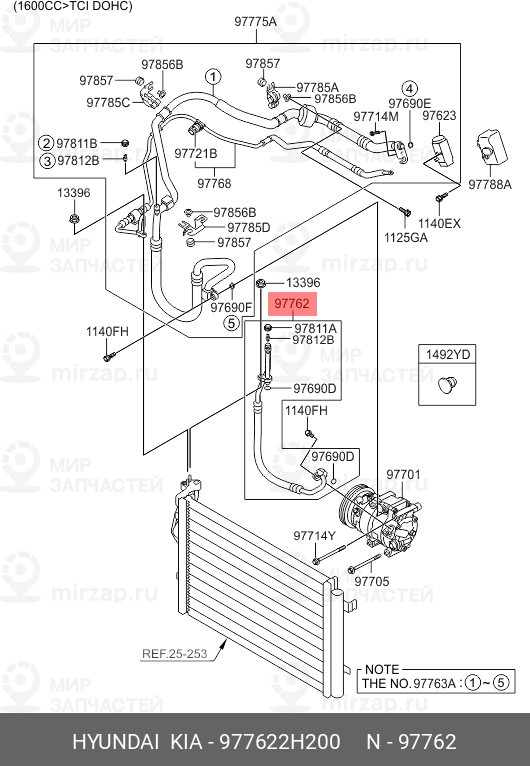 Запчасть MOBIS 977622H200