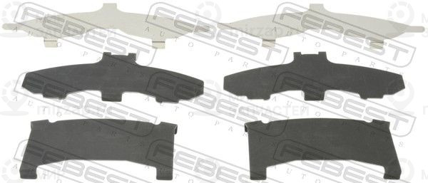 Противоскрипная пластина, тормозные колодки(задняя пластина) FEBEST 0403CW6WF