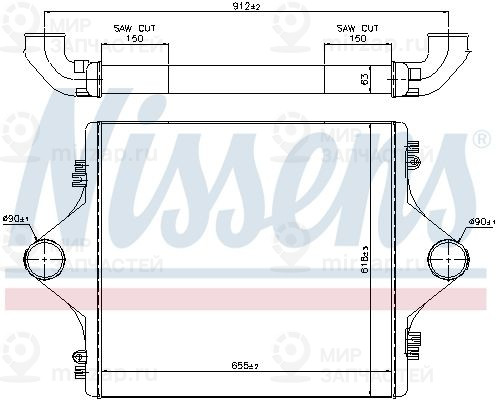 Интеркулер NISSENS 96977