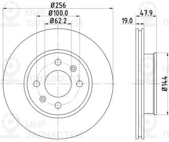 Запчасть NISSHINBO ND6014K