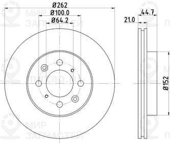 Запчасть NISSHINBO ND8011K