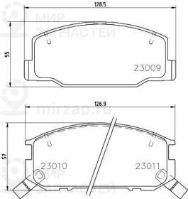 Запчасть NISSHINBO NP1124