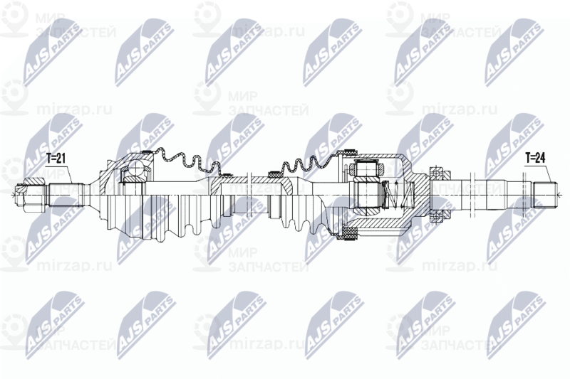 Приводной вал NTY NPWCT057
