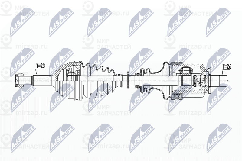 Приводной вал NTY NPWRE093