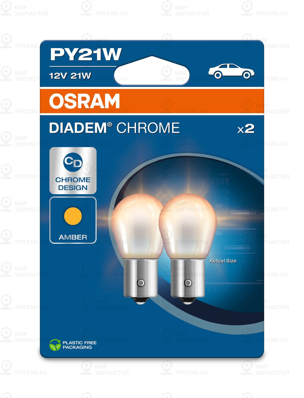 7507Dc-2Bl 21W 12Vbau15s10xbli2qr2bosram OSRAM 7507DC2BL
