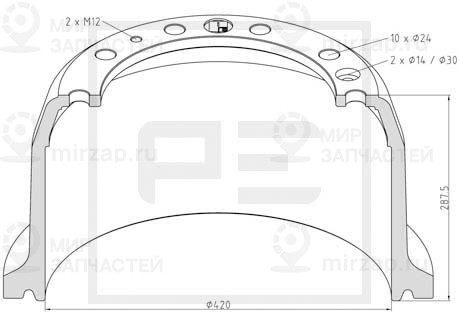 Запчасть PE 10608300A