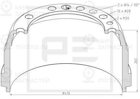 Запчасть PE 14607000A