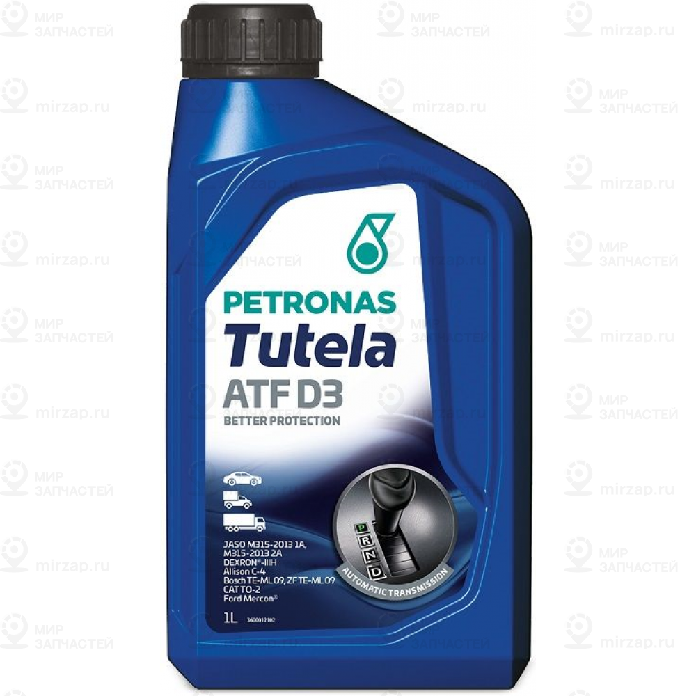 Жидкость Трансмиссионная Petronas Tutela Atf D3 1L
 PETRONAS 76127E15EU