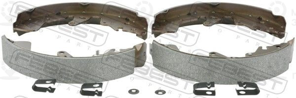 Комплект тормозных колодок FEBEST 0702JB627R