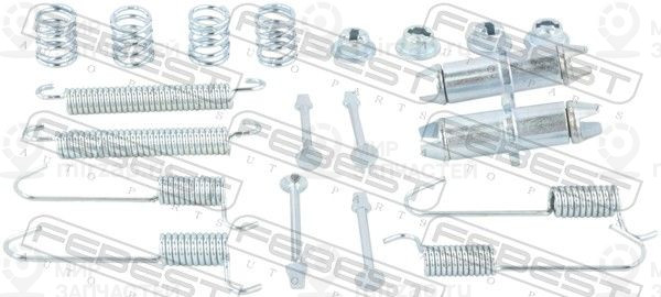 Комплектующие, стояночная тормозная система FEBEST 1204IX354WDRKIT