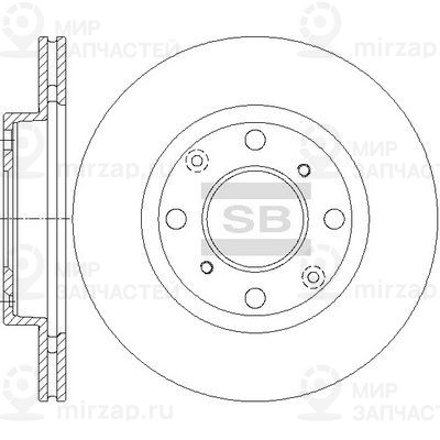 Тормозной диск SANGSIN SD4131