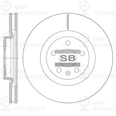 Тормозной диск SANGSIN SD8466
