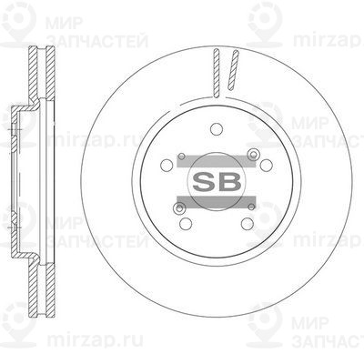 Тормозной диск SANGSIN SD8515