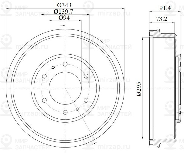 Запчасть S&K GMBH SKDB1007