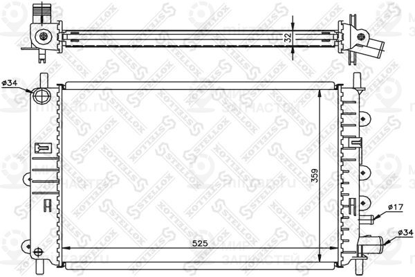 Запчасть STELLOX 1025055SX