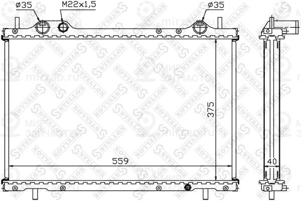Запчасть STELLOX 1025730SX
