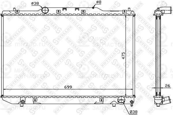 Запчасть STELLOX 1026386SX