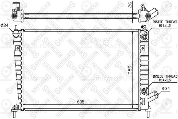 Запчасть STELLOX 1026659SX