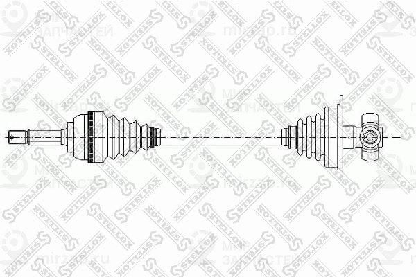 Приводной вал STELLOX 1581057SX