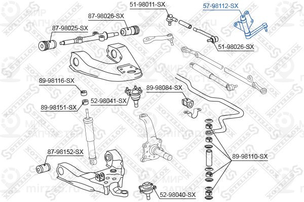 Запчасть STELLOX 5798112SX